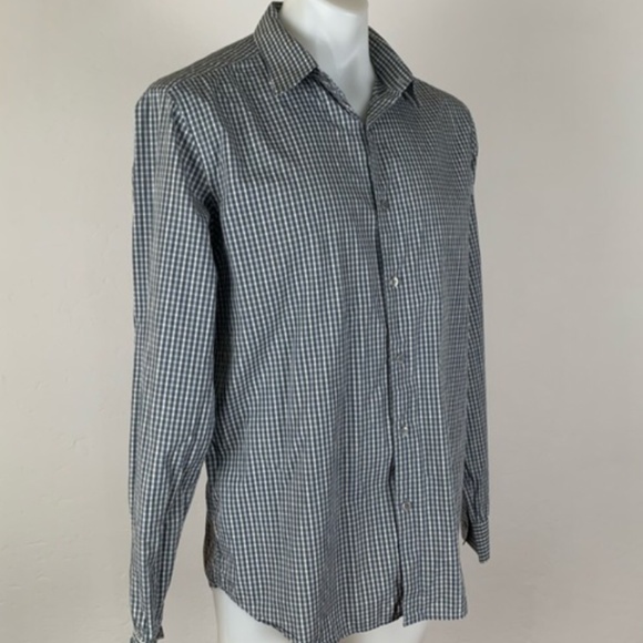THEORY - BEAUTIFUL MEN’S CHECKED SHIRT - XL - Picture 4 of 7